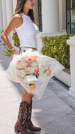 Radiant Grace – Luxury Frontal Bouquet