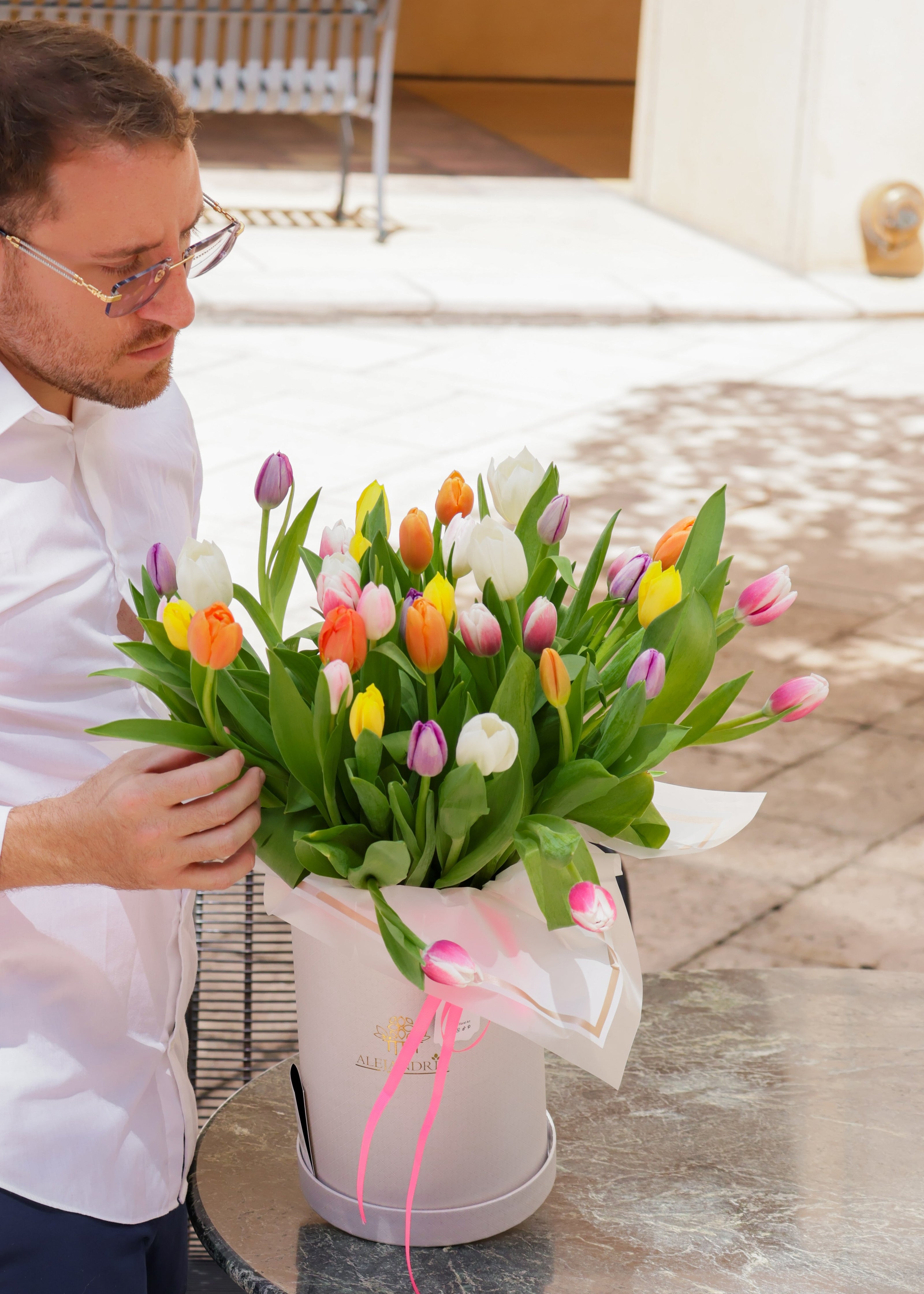 Tulip Crush - Prestige Flower Box
