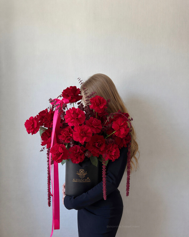 Crimson Muse Tall Flower Box