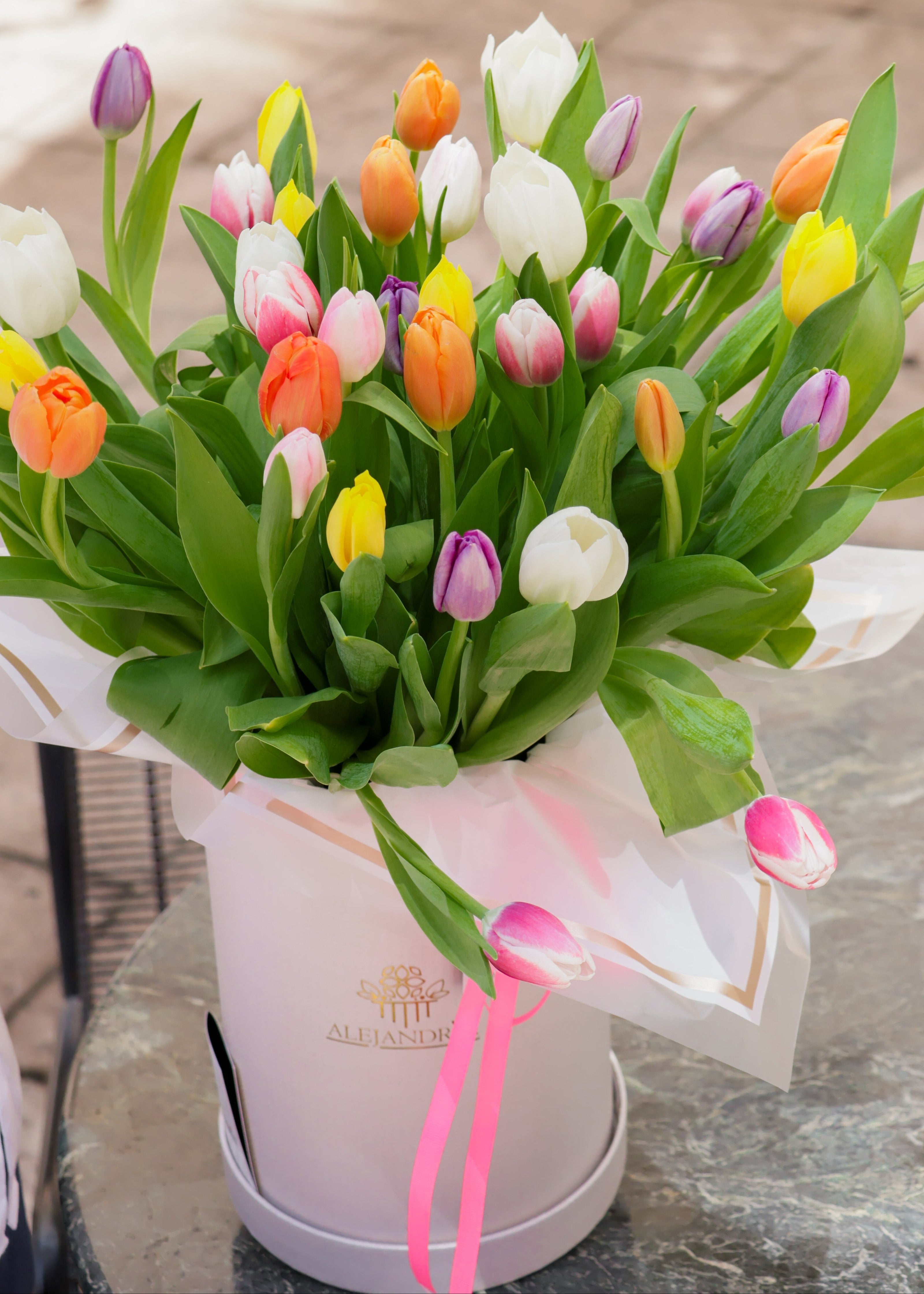 Tulip Crush - Prestige Flower Box