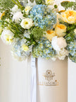 Golden & Blue Garden - Imperial Hat Box