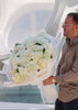 Ivory Hydrangea Grande – Luxury White Bouquet