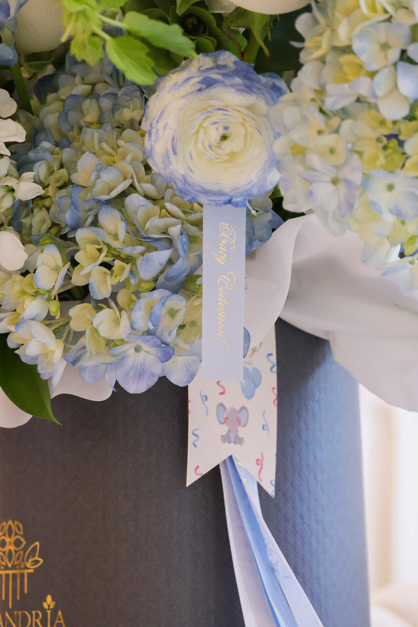 Baby Blue Grand Hat Box