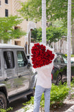 75 Roses Heart Bouquet