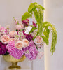 Golden Bloom – Luxury Hydrangea & Garden Roses Arrangement