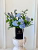 Azure Grace - Elegant Blue Hydrangea Stand Box