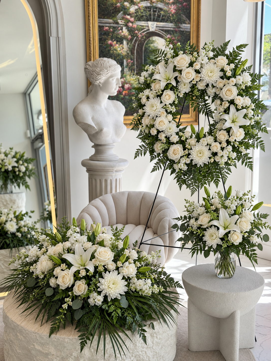 Eternal Tribute Collection – Funeral Floral Combo