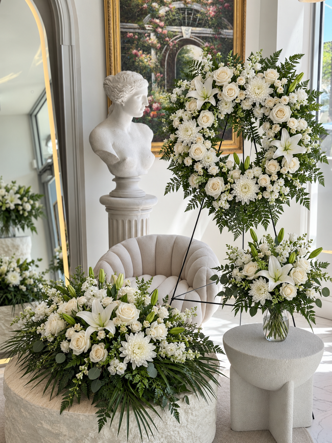 Eternal Tribute Collection – Funeral Floral Combo