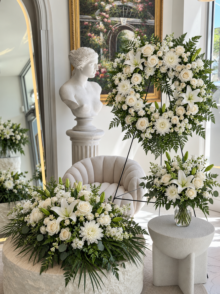 Eternal Tribute Collection – Funeral Floral Combo