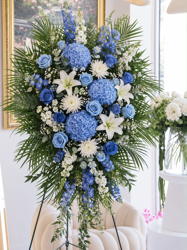 Eternal Tribute – Custom Funeral Standing Spray