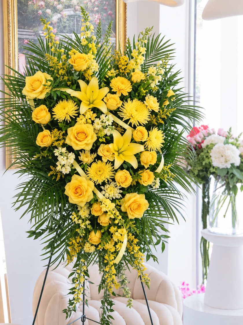 Eternal Tribute – Custom Funeral Standing Spray