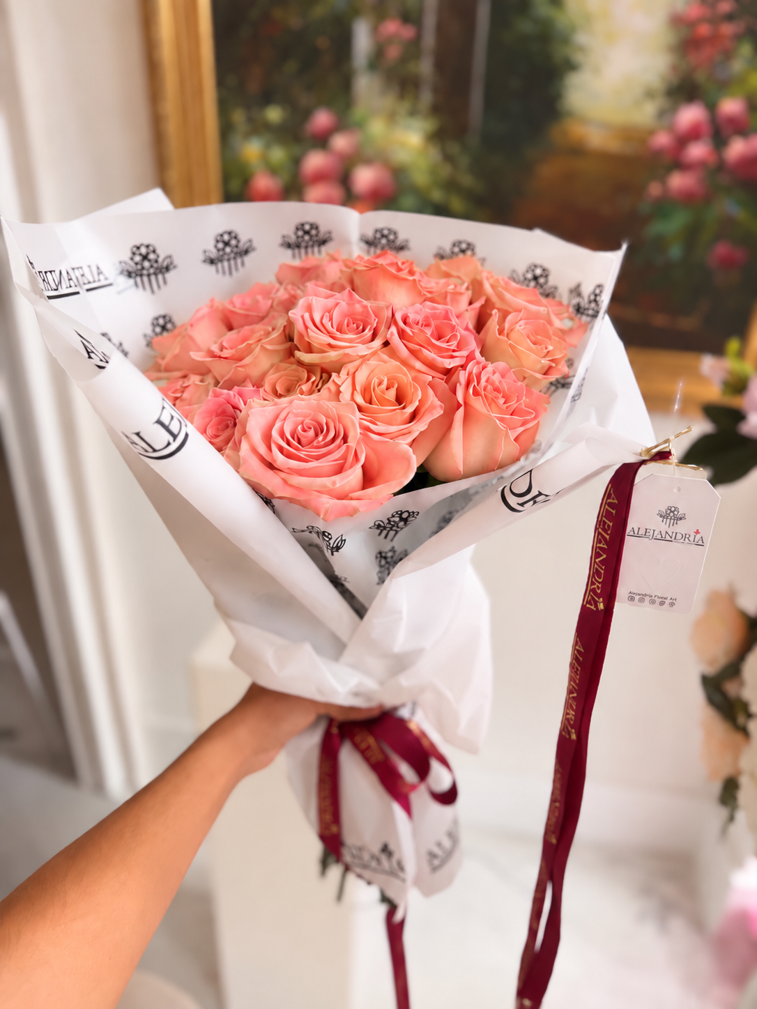 Signature Pink Rose Bouquet
