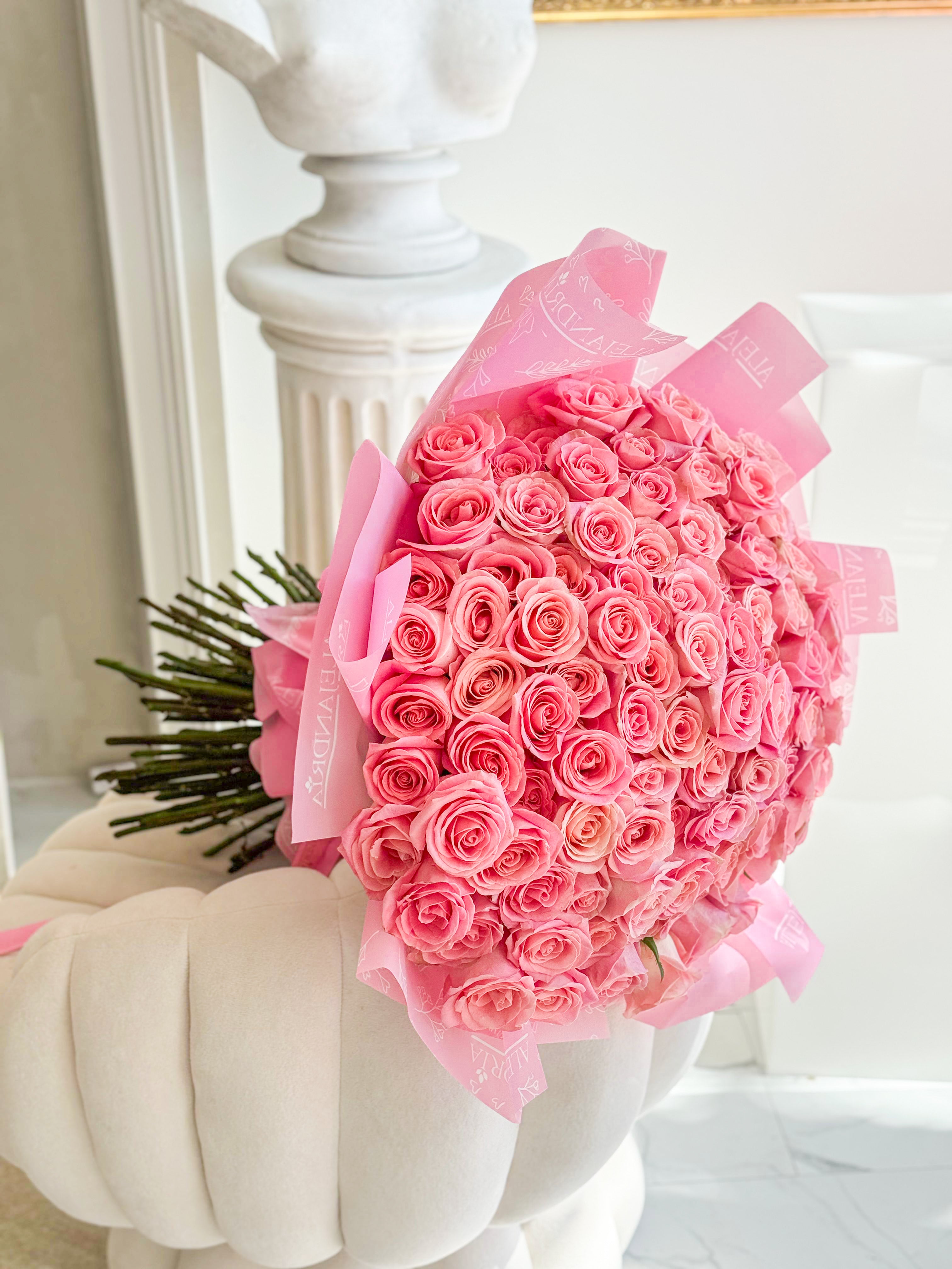 Signature Pink Rose Bouquet