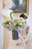 Baby Blue Grand Hat Box