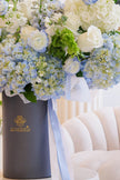 Baby Blue Grand Hat Box