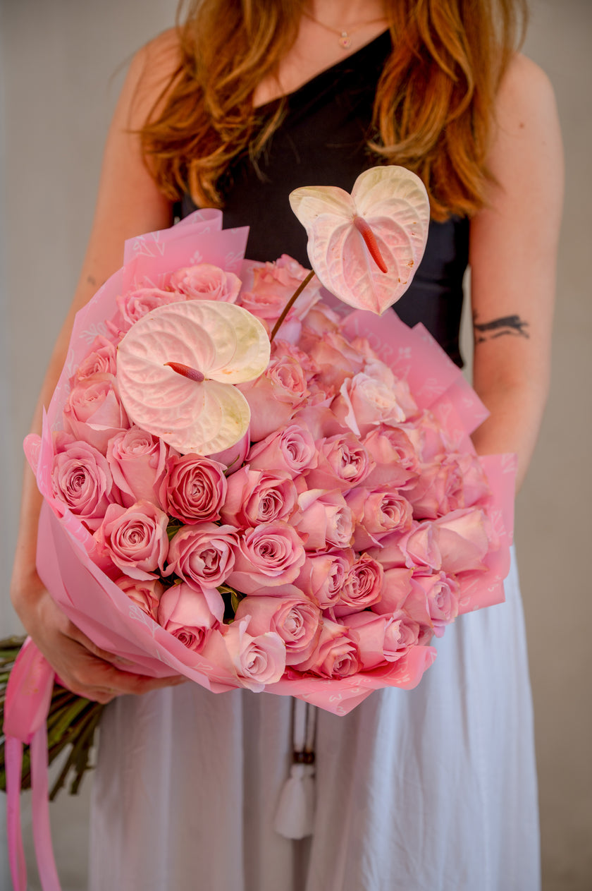 Signature Pink Rose Bouquet