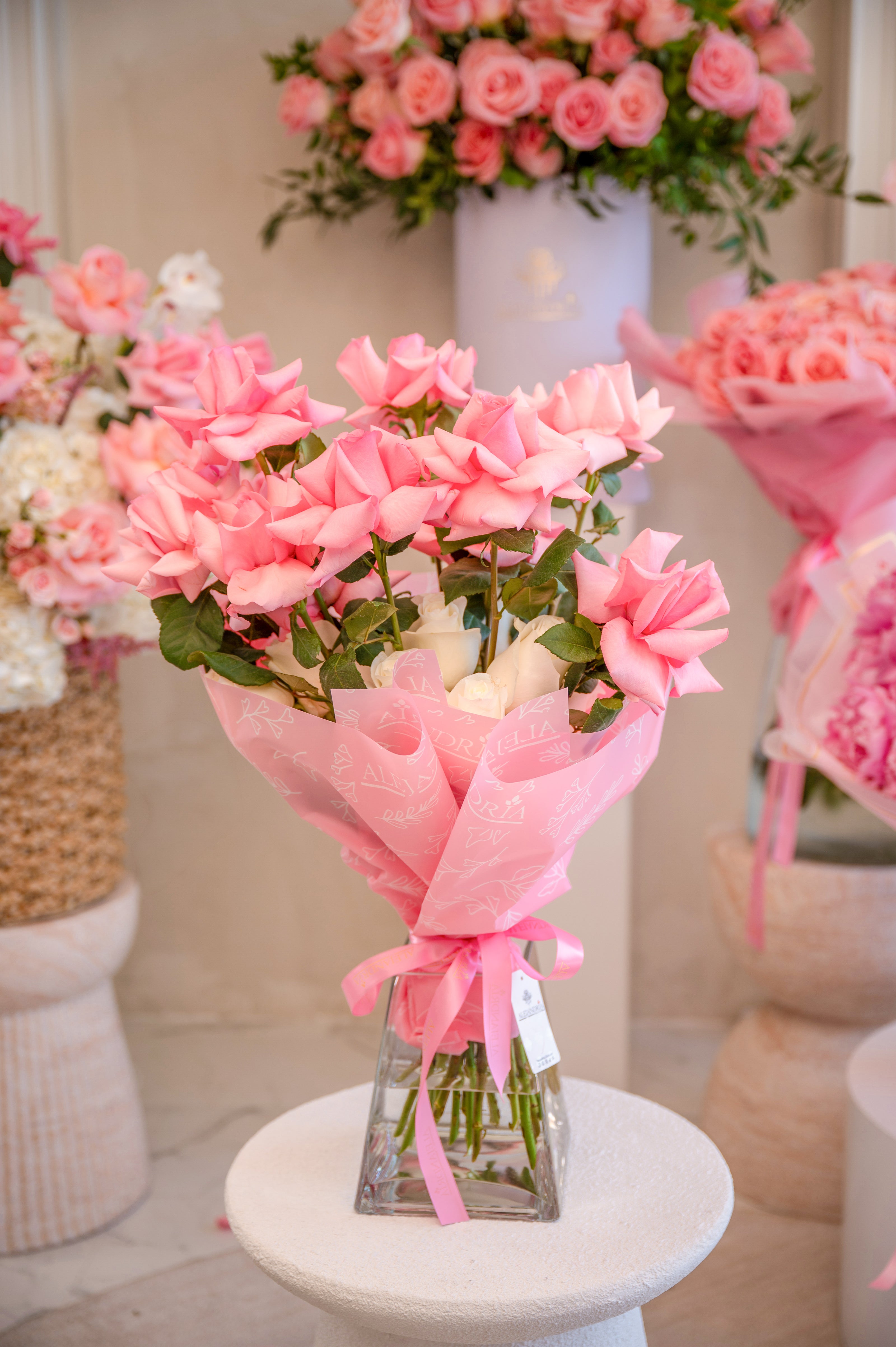 Signature Pink Rose Bouquet