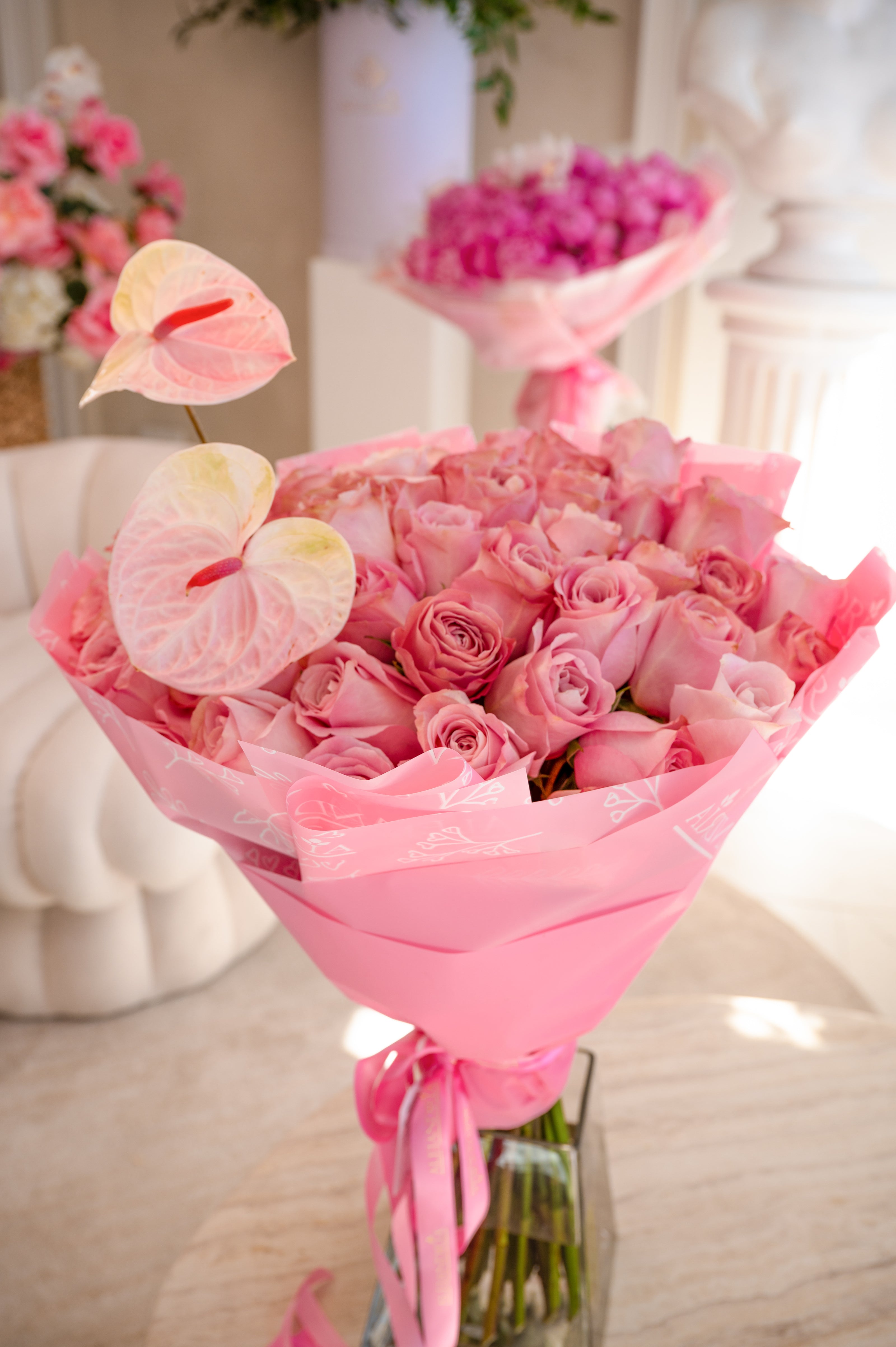 Signature Pink Rose Bouquet
