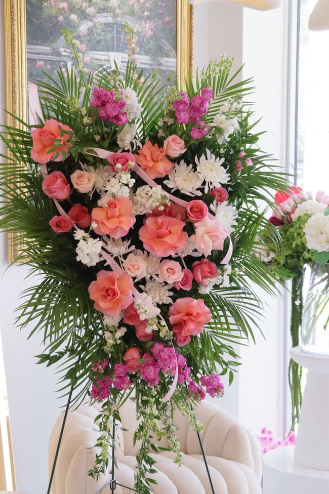 Eternal Tribute – Custom Funeral Standing Spray