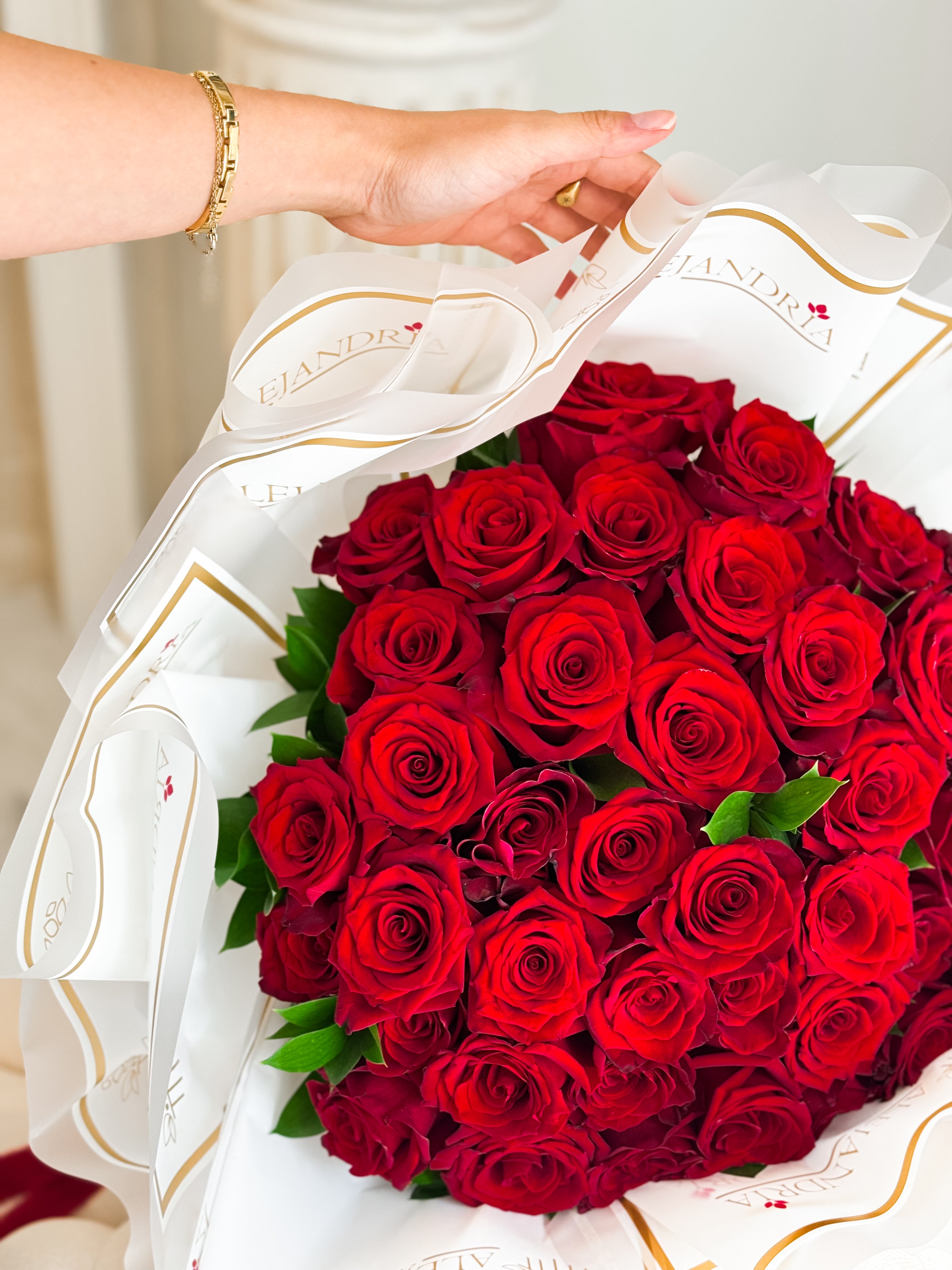 Ruby Devotion — 40 Roses Bouquet