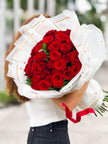 Ruby Devotion — 40 Roses Bouquet