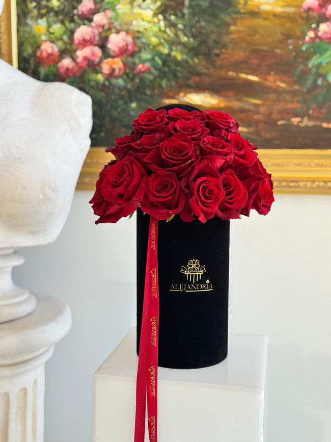 Ravello Rosso - Classic Hat Box