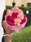 Miami Sunset – Luxury Pink & Coral Bouquet